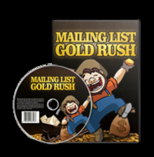 Product picture Mailing List Gold Rush